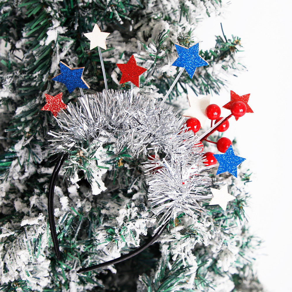 Wholesale Independence Day Flag Plastic Headband